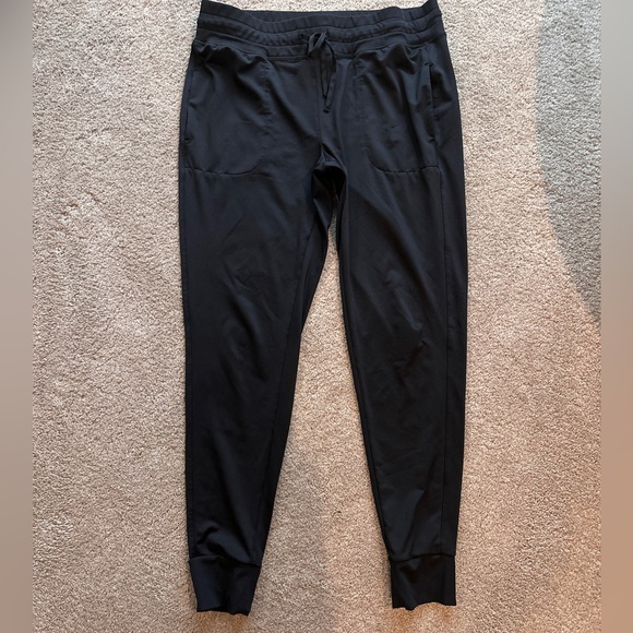 Z By Zella Nordstrom Black Daily Joggers Brushed Jersey Soft Knit, Large. EUC - Picture 2 of 5
